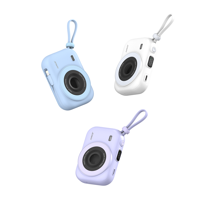 JP515 自帶雙線磁吸無線充電寶_移動(dòng)電源_深圳市喬威電源有限公司